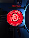 OSU Wall Clock with Color Changing Lights - 3D Printed
