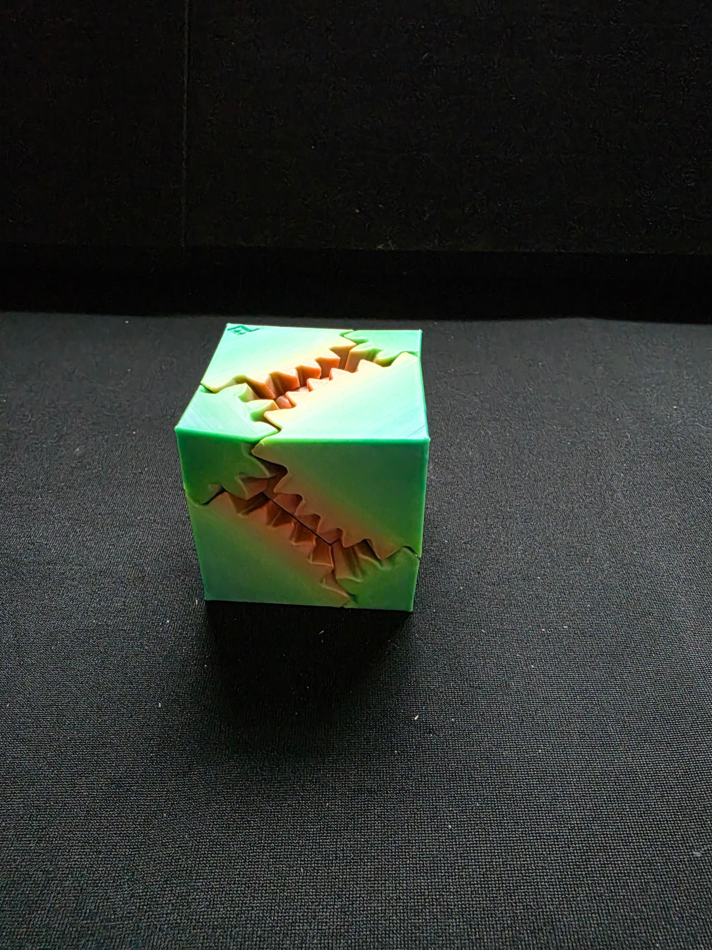 3D Printed Fidget Stress Box Spinner