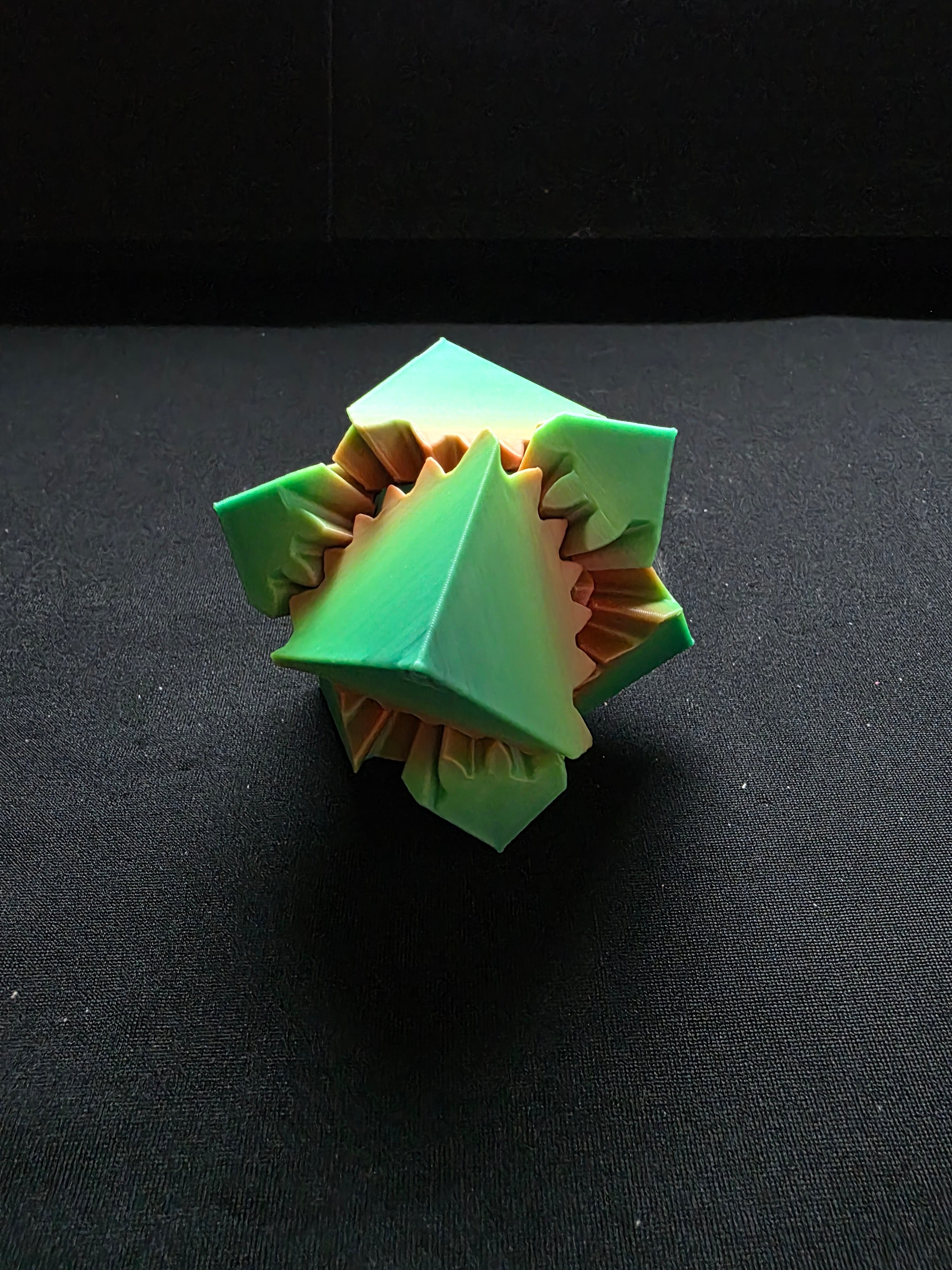 3D Printed Fidget Stress Box Spinner