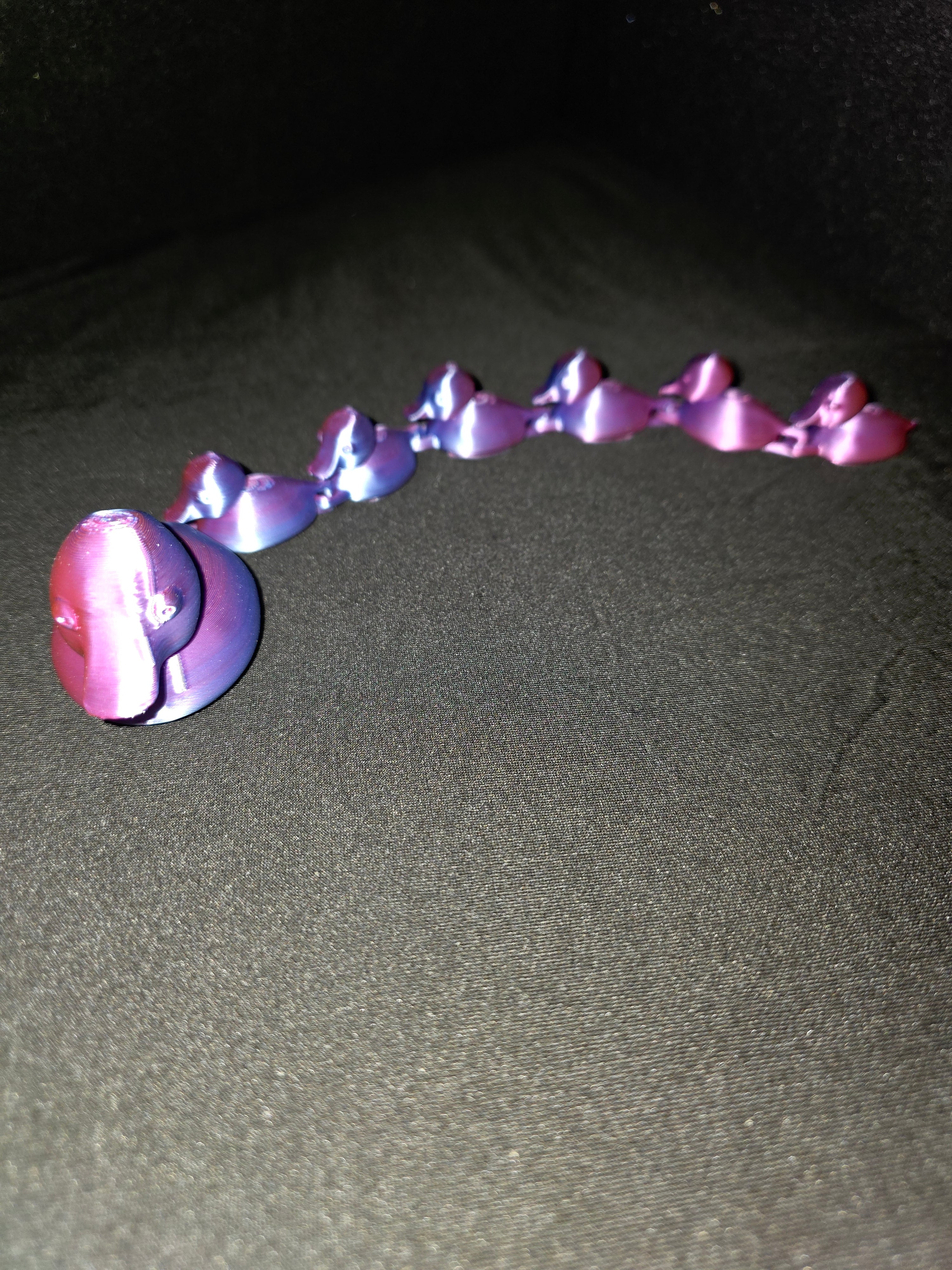 Multi-Color 3D Printed Row of Ducks