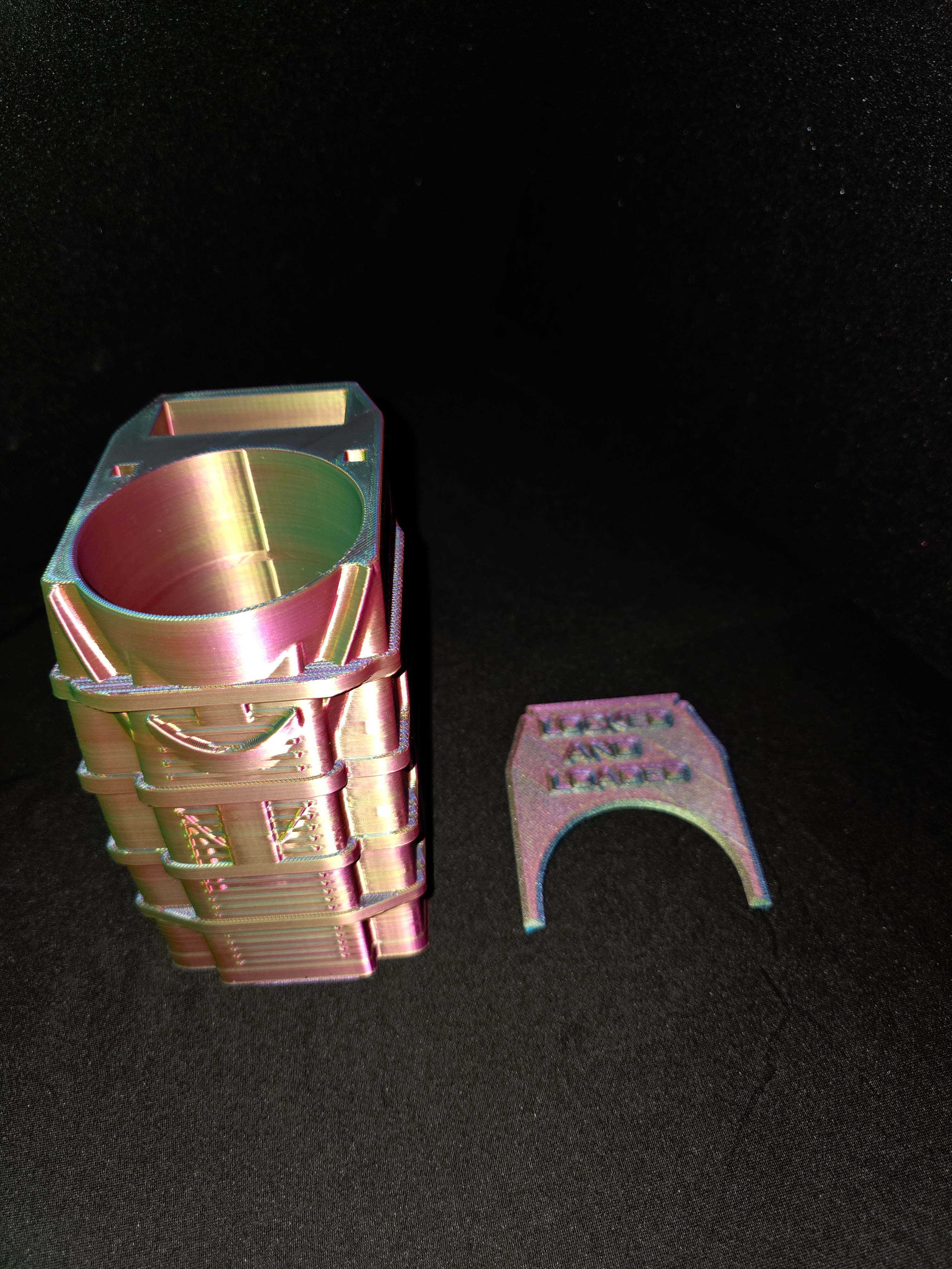 3D Printed Multi-Color Magazine Can Koozie