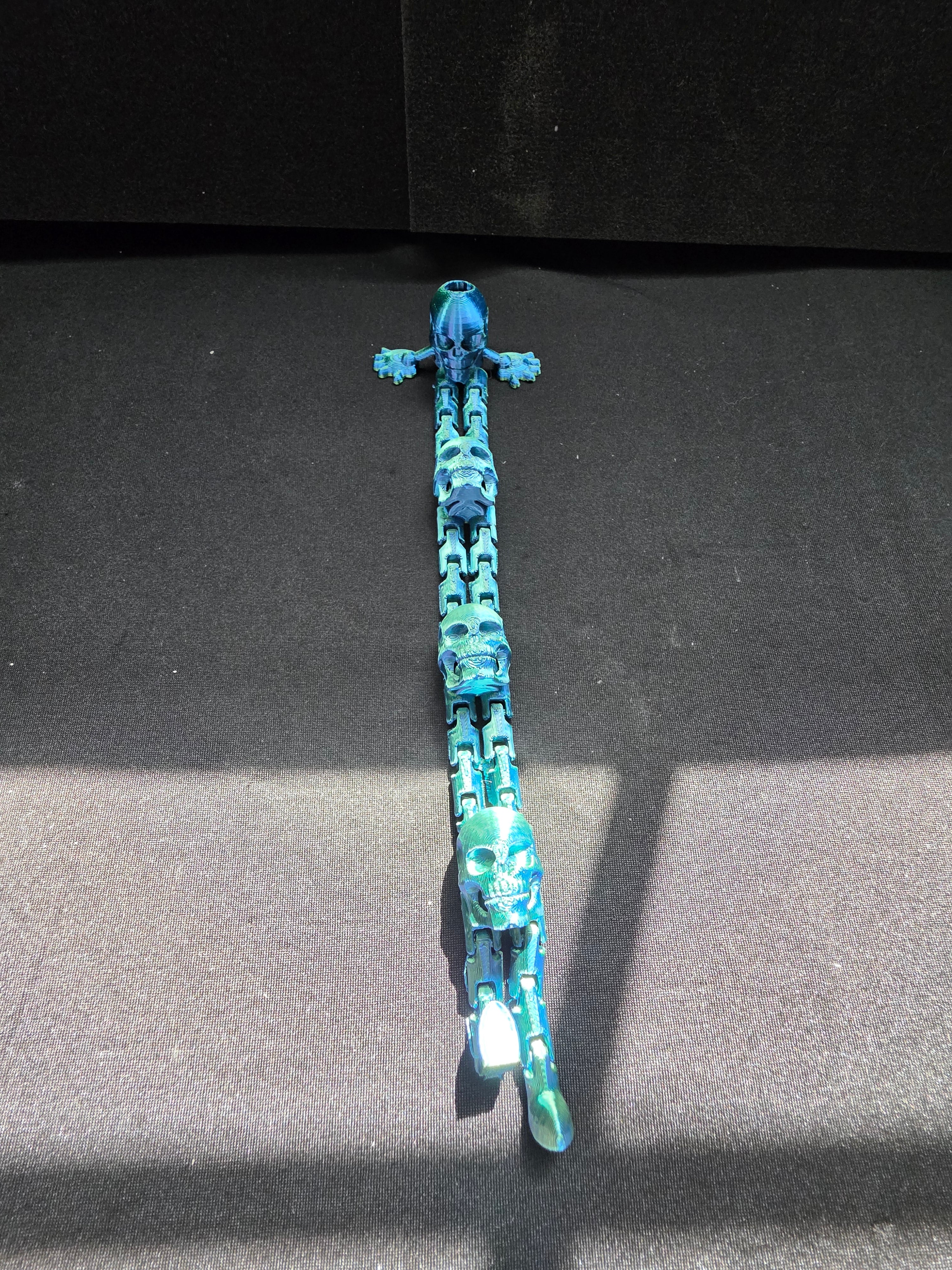 3D Printed Skull Stanley Lid Topper