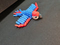 3D Printed Flexible Articulated Parrot Figurine